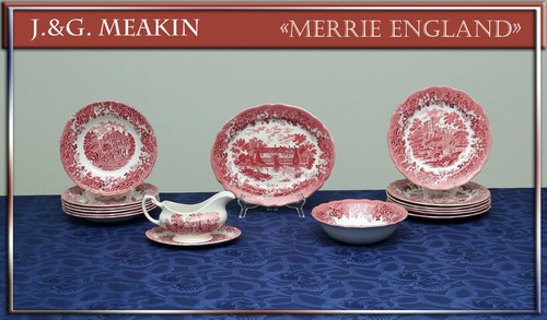 Speiseservice g meakin - 6p., g.