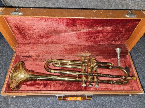 Getzen elkhorn trumpet with - getzen,