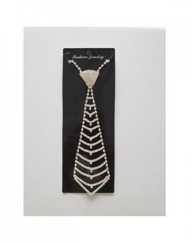Schmuck kette krawatte strass - schmuck,