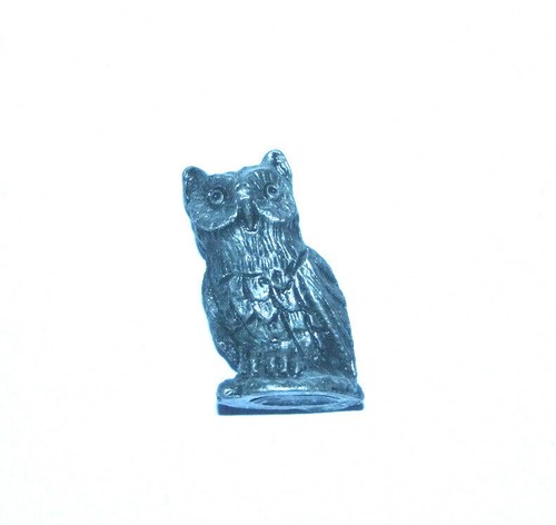 Miniatur metall eule figur - miniatur,