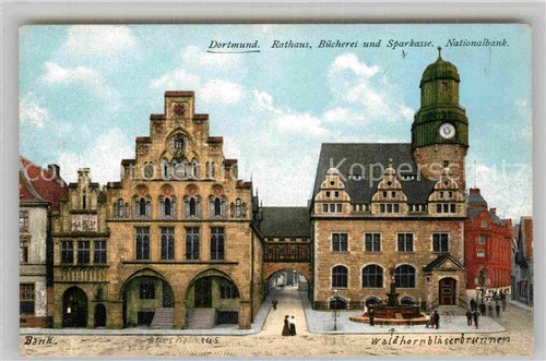 Dortmund city rathaus - ,