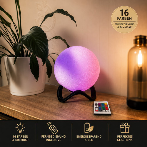 Magische led mondlampe - magische, 3d-led-mondlampe