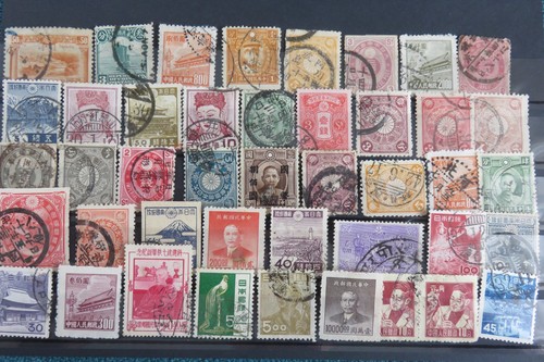 Konvolut alte briefmarken - ,