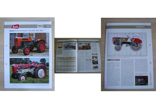 Bautz traktor schlepper typ - traktor,