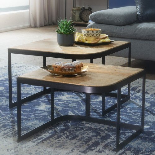Finebuy couchtisch massivholz - couchtisch,