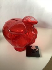 Air Canada Sparschwein Kunststoff Rot Design Poul Willumsen Dänemark.