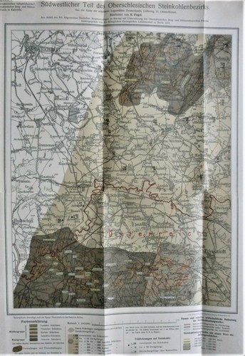 Landkarte bergbau 100 000 - bergbau, 100.000