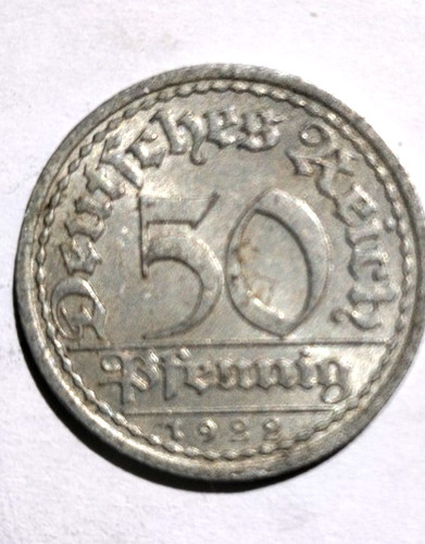 Weimarer republik pfennig - republik, 50