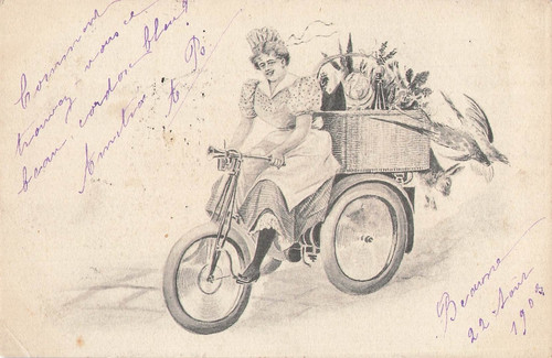 Illustree damen fahrrad - damen,