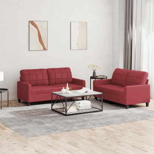Tlg sofagarnitur mit kissen - 3-tlg.,