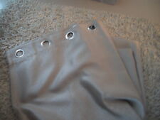 edle Ikea Gardinen, 2 Schals Vorhänge grau beige mit Ösen lang blickdicht schwer