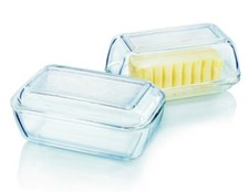 BUTTERDOSE GLAS 17 cm