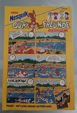 Seltene Nestle Nesquik Comic Werbung von 1989 und DuckTales Fernseh Stars 