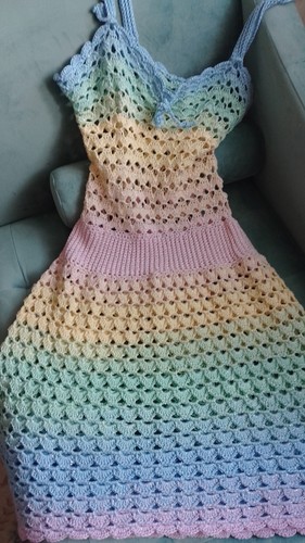 Häkelkleid handmade - m,