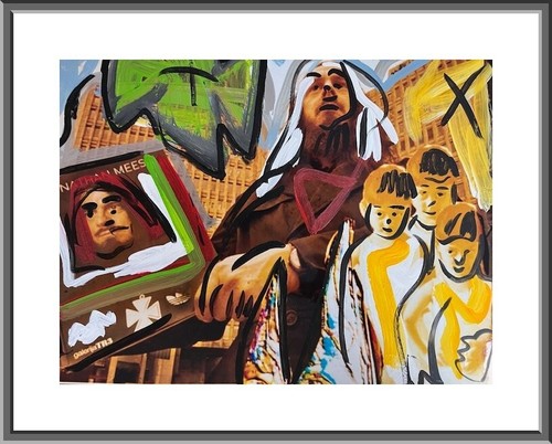 Malerei pop art acryl - ,