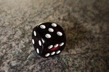  DDR Würfel,Rubin Rot 