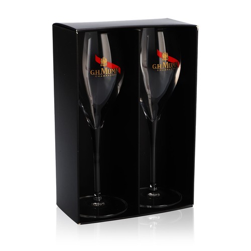 Mumm glas champagner - 2x,