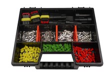 AMP Superseal Sortimentskasten Stecker Set 3-polig über 200 Teile KFZ Motorrad
