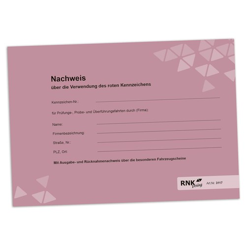 Rnk nachweisheft rote - nachweisheft,