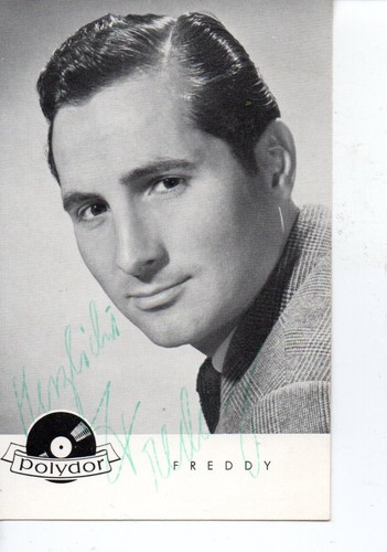 Autogramm freddy quinn - autogramm,