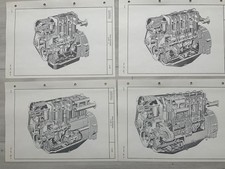 MWM Dieselmotor D 308 (2- / 3- / 4- / 6-Zylinder) Schnittbilder