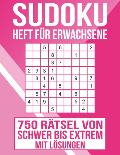 Sudoku heft für erwachsene - heft,