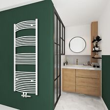 Badheizung  Badheizkörper Heizkörper  Handtuchwärmer  Weiß Gebogen