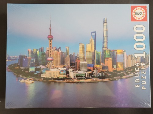 Puzzle shanghai skyline - shanghai, at