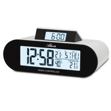 Atlanta Funkwecker Digital LCD Pop-Up Display Temperatur Luftfeuchtigkeit - 1869