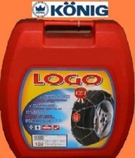 Schneeketten König Logo 080 für  195/55-16, 195/65-15, 195/60-16, 205/50-16
