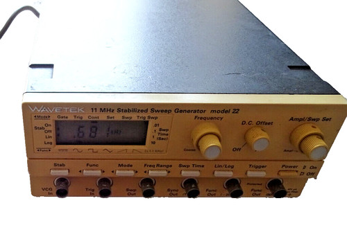Wavetek model mhz - model,