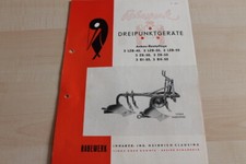 144640) Rabewerk Dreipunkt Anbau-Beetpflüge Prospekt 07/1957