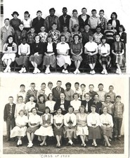 2 Vintage Old 1950s Multi