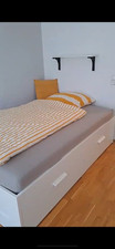 Ikea Brimnes Bett 140 x 200 gebraucht weiß komplett mit Lattenrost 