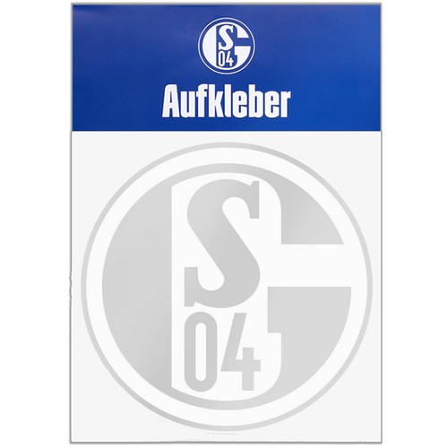 Aufkleber schalke blau - fc, 04