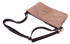 Tasche Leder Fell schwarz