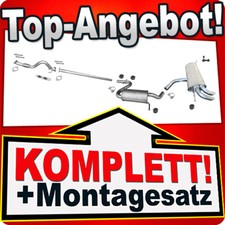 Auspuff für VW GOLF V / GOLF