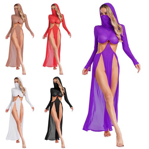 Damen rock maxi überwurf hohl - maxi,
