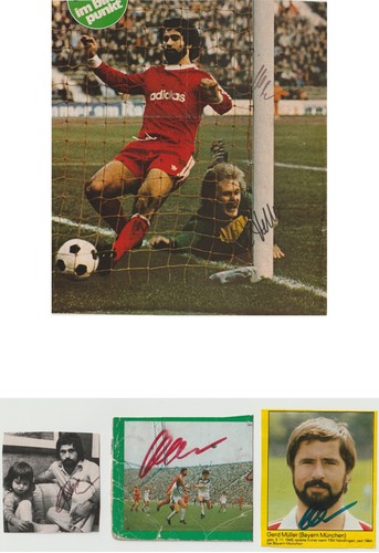 Gerd müller autogramm - müller, x