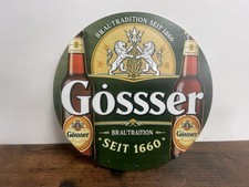 GÖSSER Blechschild 20cm Bier Pils Werbeschild Retro Vintage BAR DEKO Keller