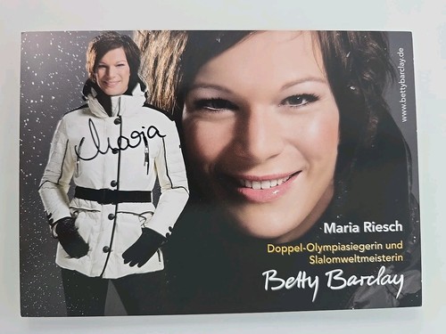 Maria riesch autogramm - maria,