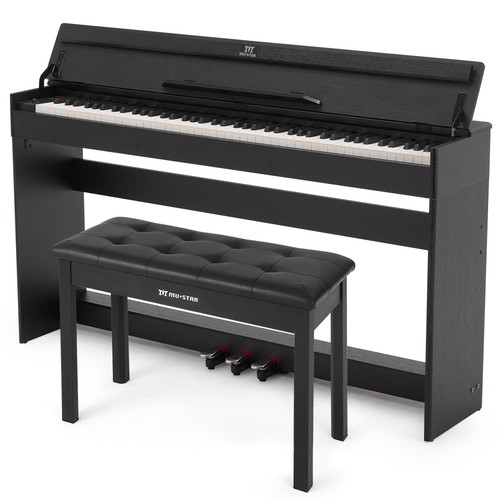 Mustar tasten digital piano - 88,