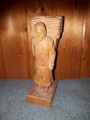 Figur holzfigur frau mit - frau,