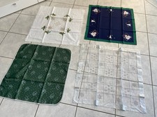 4 Stück Weihnachtsdecken