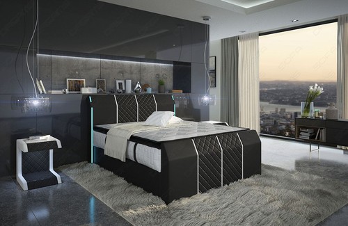 Boxspringbett ehebett - boxspringbett,