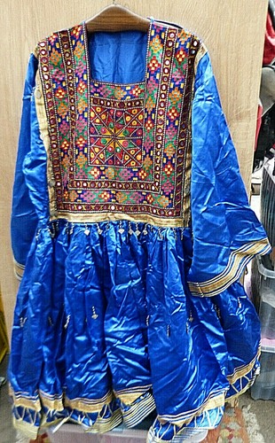 14319 buntes orient kleid - ,