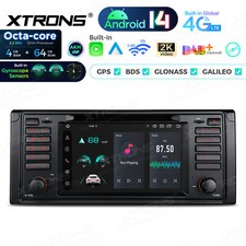 7" Autoradio für BMW E39 M5 4G+64G Android 14 Gyroscope GPS DVD CarPlay GPS Navi