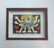 James RIZZI: Original 3 D -Konstruktion von 2002: GIVE ME A HUG",155/350-gerahmt