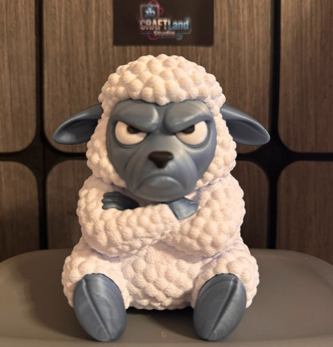 Frecher grumpy schaf figur - grumpy,