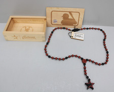 MLB, WOOD FELLAS TEAM Rosary  10385 Braun - Schwarz , NEU